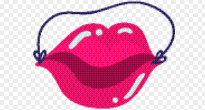 Magenta Smile Love Background Heart PNG