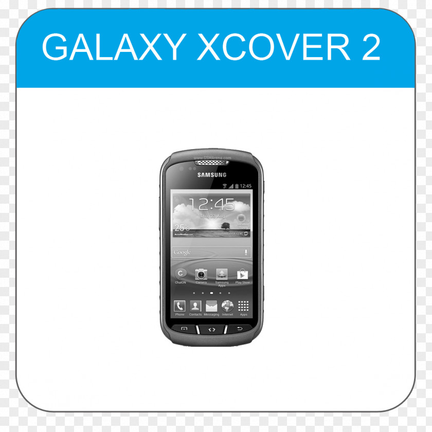 Samsung Galaxy Xcover S II Plus Android Smartphone PNG