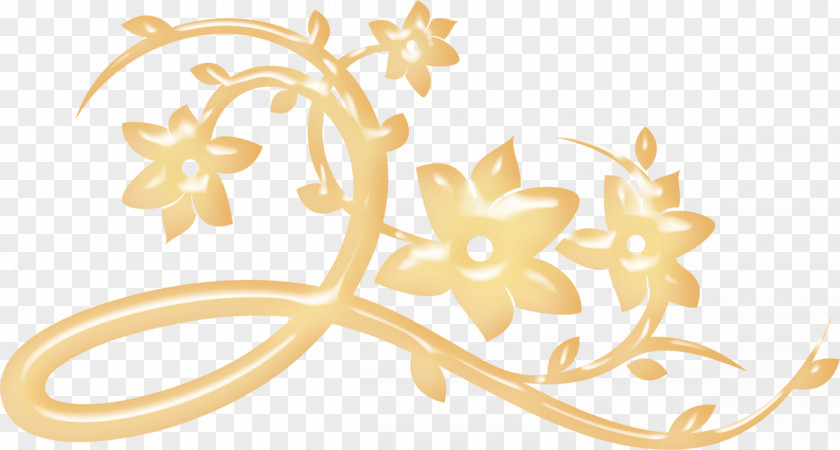 Wall Decal Flower Stencil Tendril PNG