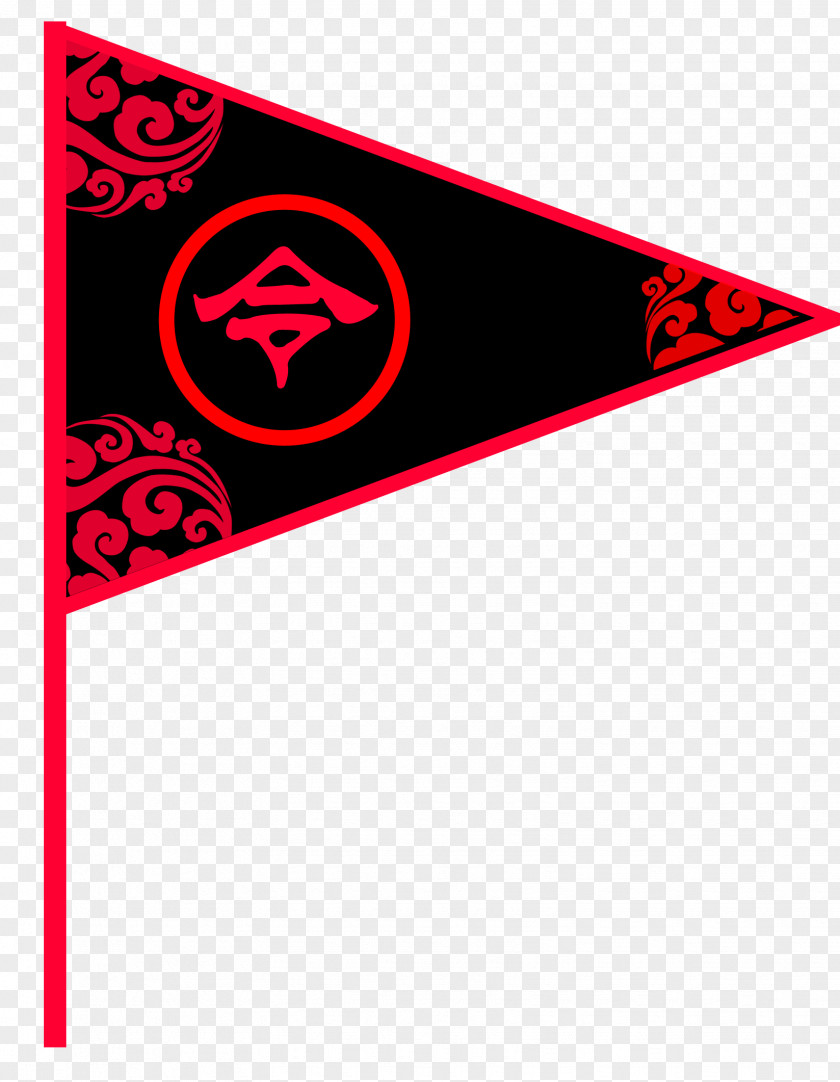 Ancient Flag Design Picture Drawing PNG