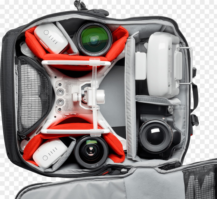 Backpack Phantom Camera Manfrotto Photography PNG