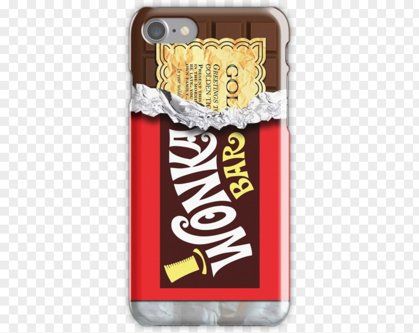 Chocolate Wonka Bar Willy Apple IPhone 8 Plus 7 PNG