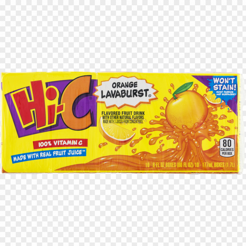 Juice Orange Drink Apple Hi-C PNG