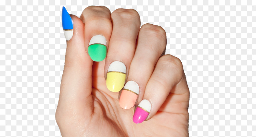 Nail Polish Manicure Artificial Nails Hand Model PNG