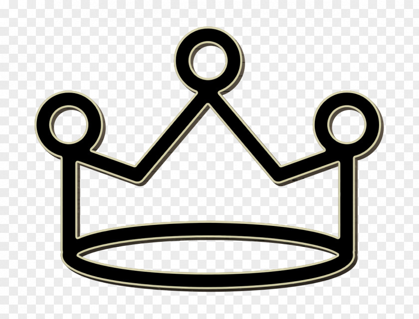 Royal Crown With Simplicity Icon Shapes Crowns PNG