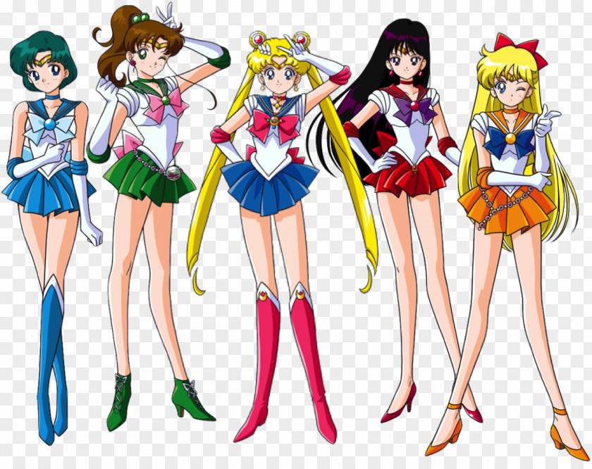 STYLE Sailor Moon Uranus Mercury Senshi Drawing PNG