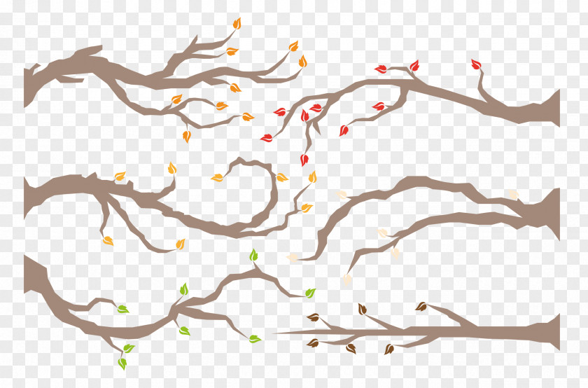 Branch With Leaves Design Illustration Image Twig PNG