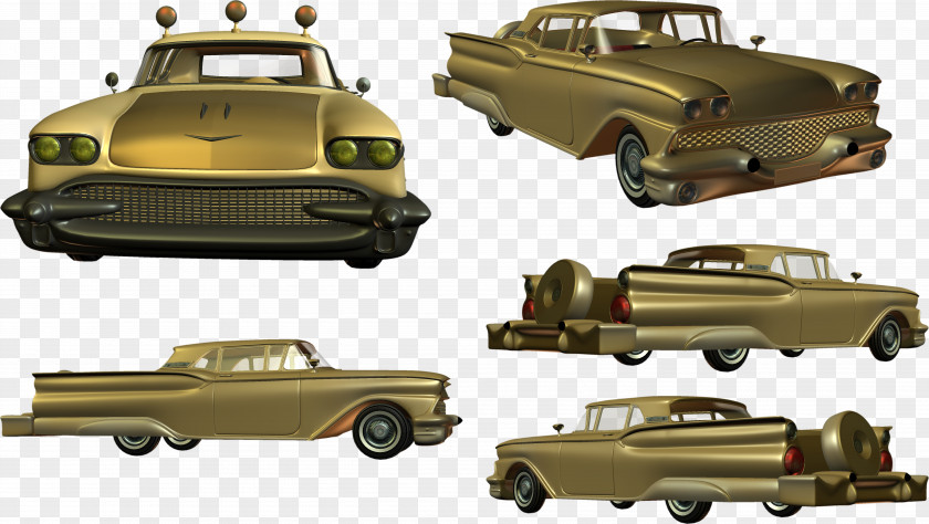 Car Model Classic Compact Scale Models PNG