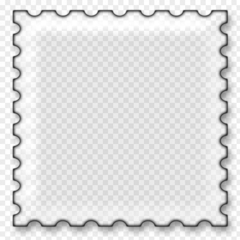 Glass Postage Stamp Picture Frame Clip Art PNG