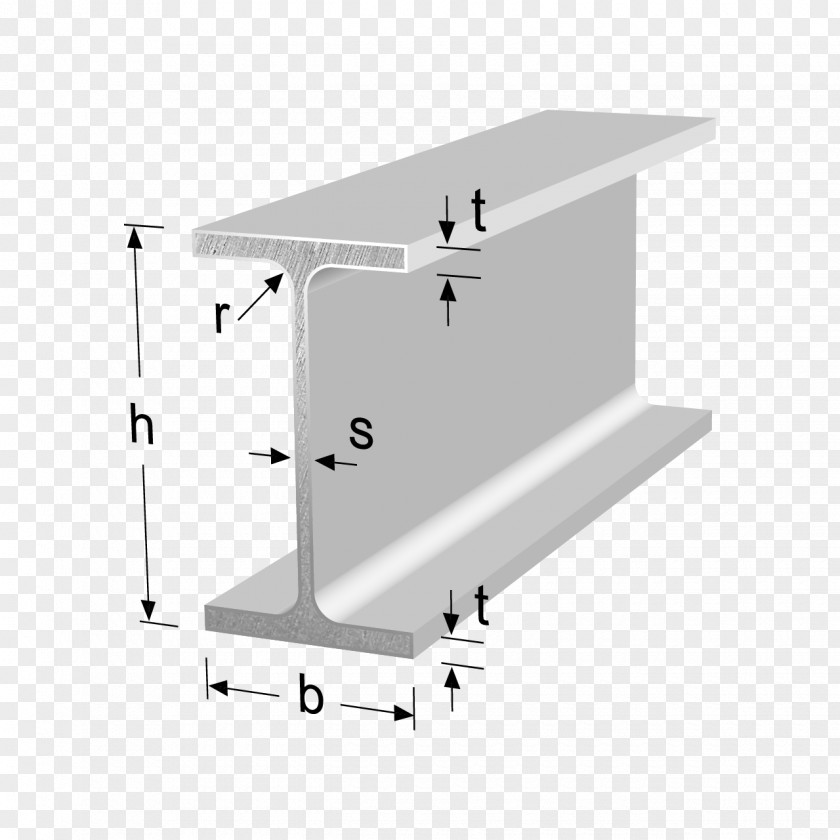 IPE I-beam Template DIN 1025 Steel PNG