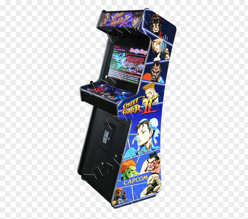 Arcade Cabinet Street Fighter II: The World Warrior Super II Turbo PNG