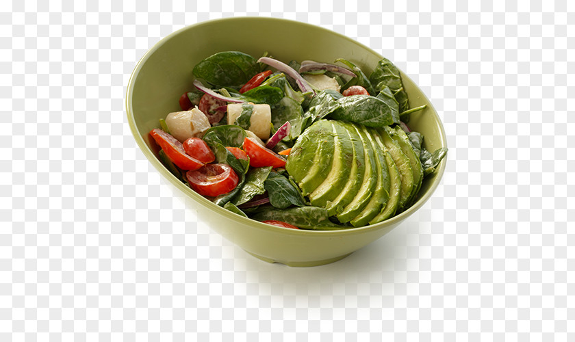 Avocado Salad Spinach Vegetarian Cuisine Vinaigrette PNG