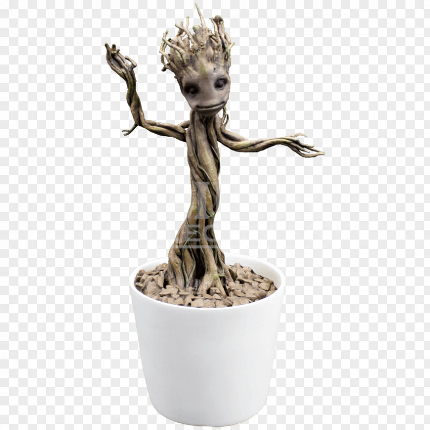 Dancing Groot Premium Motion Statue Guardians Of The Galaxy StatueRocket Raccoon Baby Rocket Factory Entertainment PNG