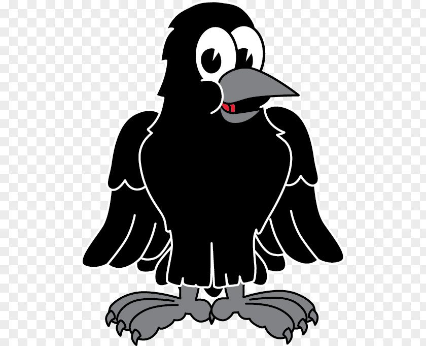 Denver Little Raven Ink Clip Art Beak Black Cartoon Silhouette PNG