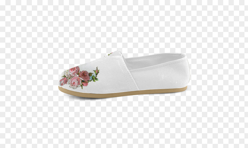 Floral Oxford Shoes For Women Slip-on Shoe Product Design PNG