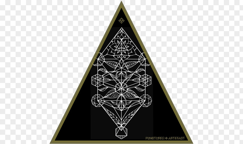 Triangle Penrose Sacred Geometry Platonic Solid PNG