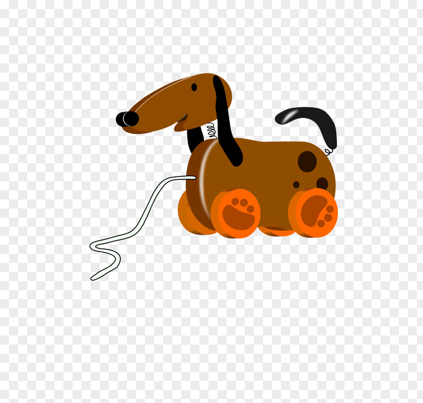 Cartoon Brown Toy Dog Puppy Clip Art PNG
