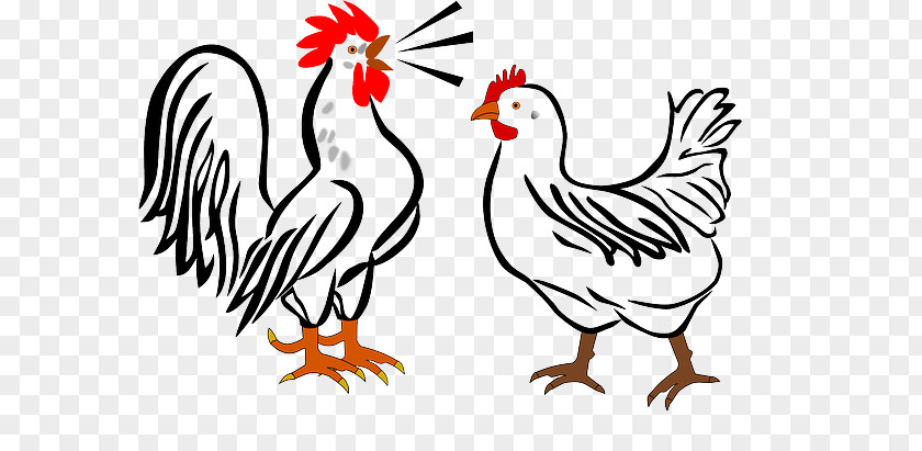 Chicken Clip Art Rooster Vector Graphics Openclipart PNG