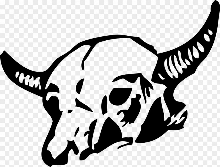 Deadanimal Texas Longhorn Skull Drawing Clip Art PNG