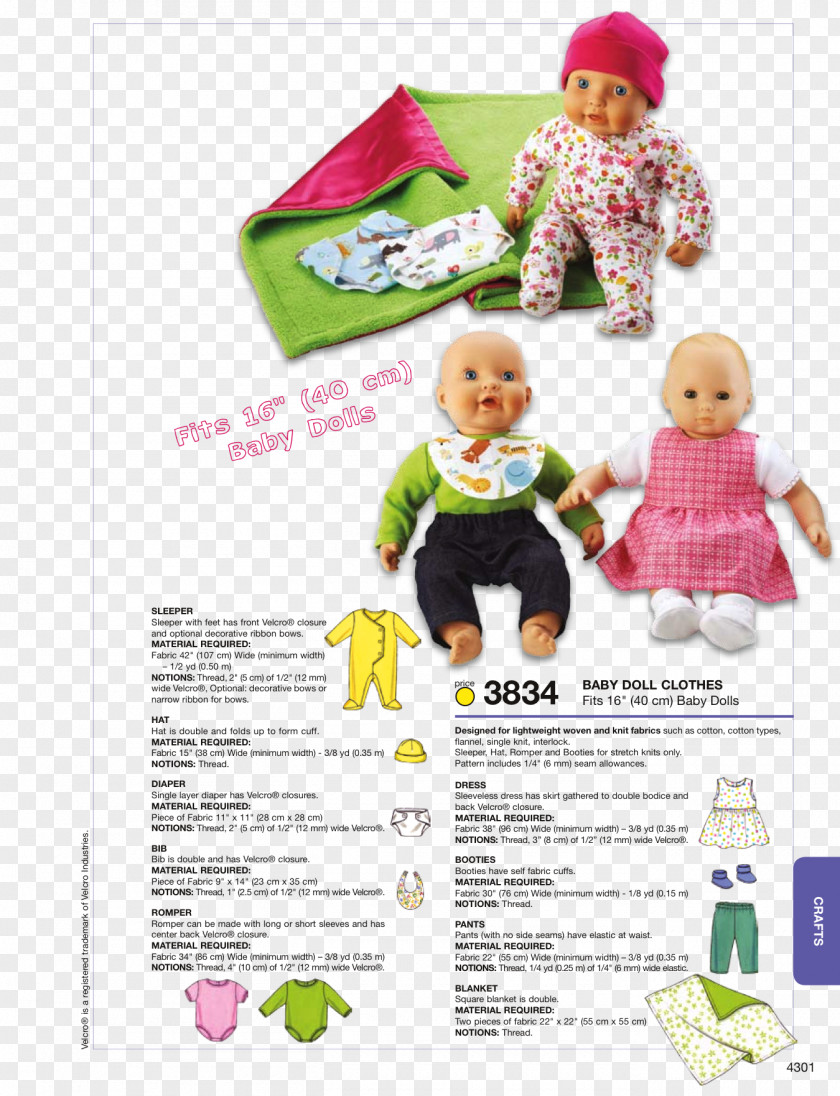 Doll Babydoll Clothing Dress Pattern PNG