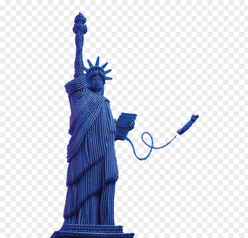 FIG Telephone Line To Do The Statue Of Liberty Sculpture PNG