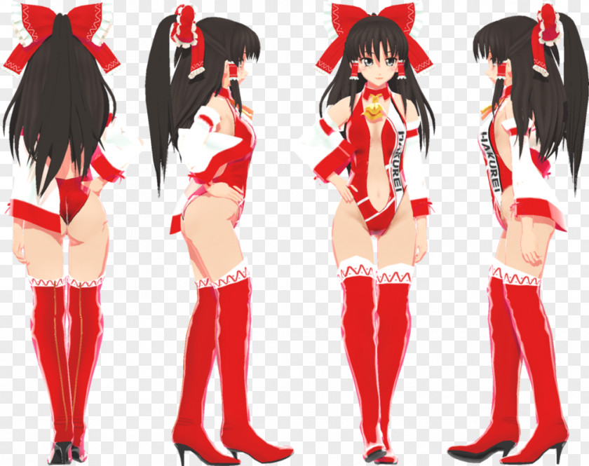 MikuMikuDance Reimu Hakurei Touhou Project Hatsune Miku Niconico PNG