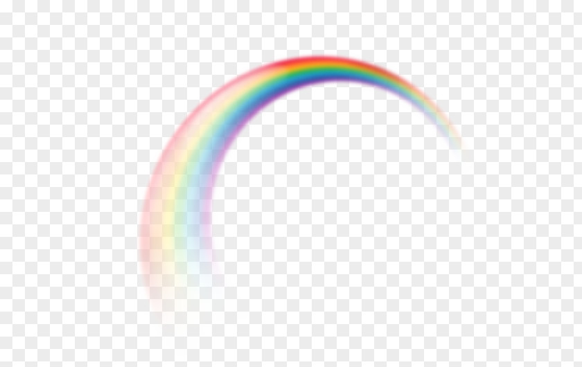 Rainbow Circle Pattern PNG