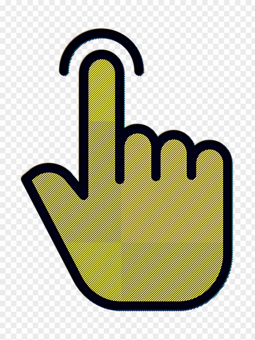 Symbol Gesture Gestures Icon Tap Click PNG