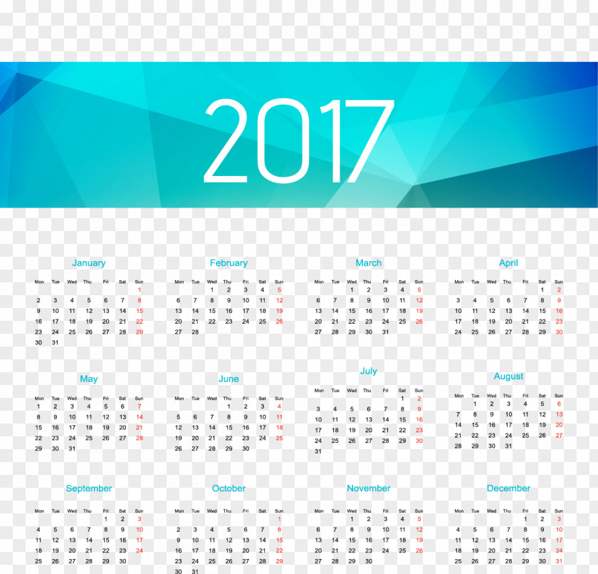 Color Green Business Calendar PNG