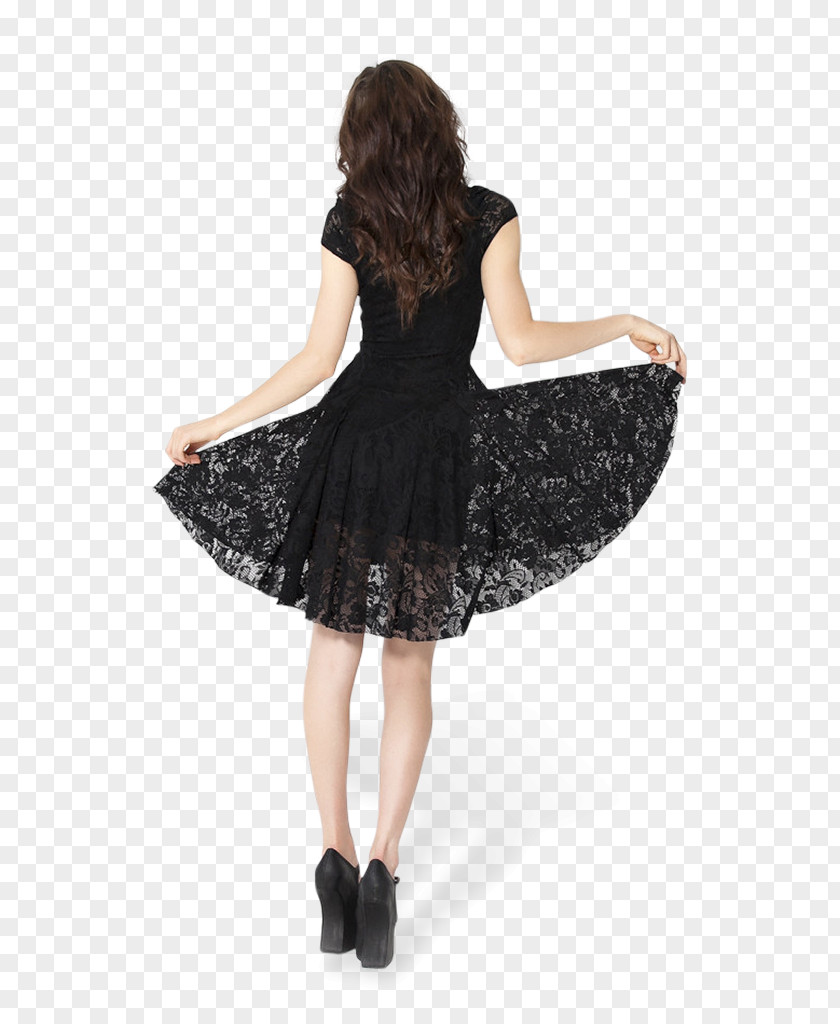 Delicate Lace Cocktail Dress Clothing Little Black Skirt PNG