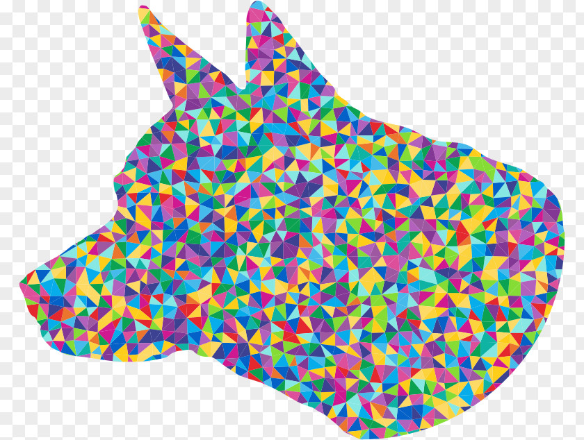 Low Poly Dog Clip Art PNG