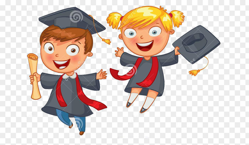 School Graduation Ceremony Cartoon PNG