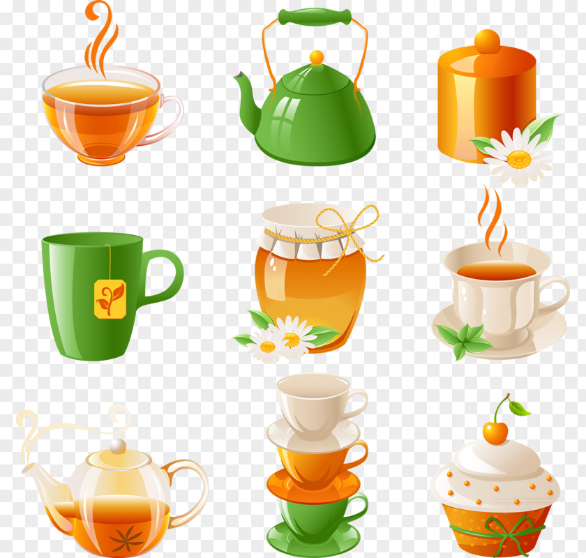 Tea Cup Drink Clip Art PNG