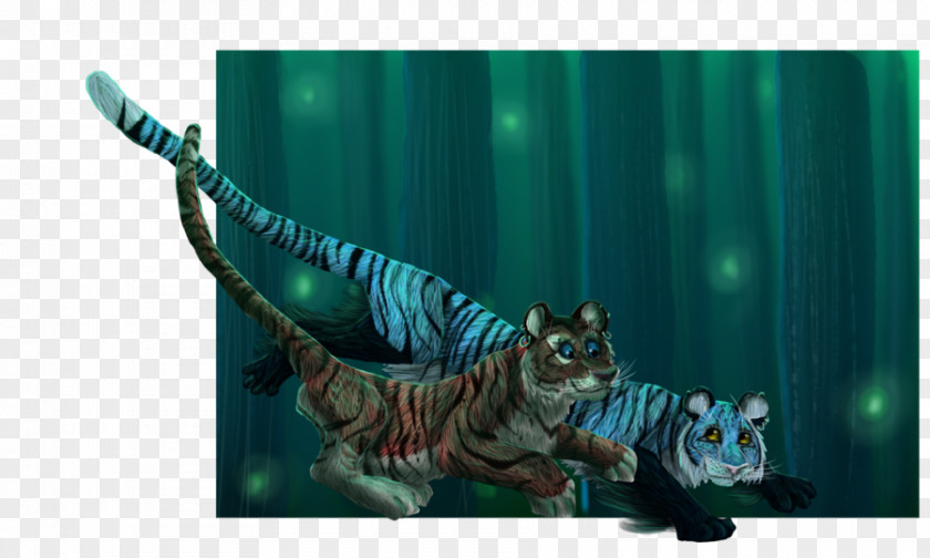 Tiger Desktop Wallpaper Turquoise Computer PNG