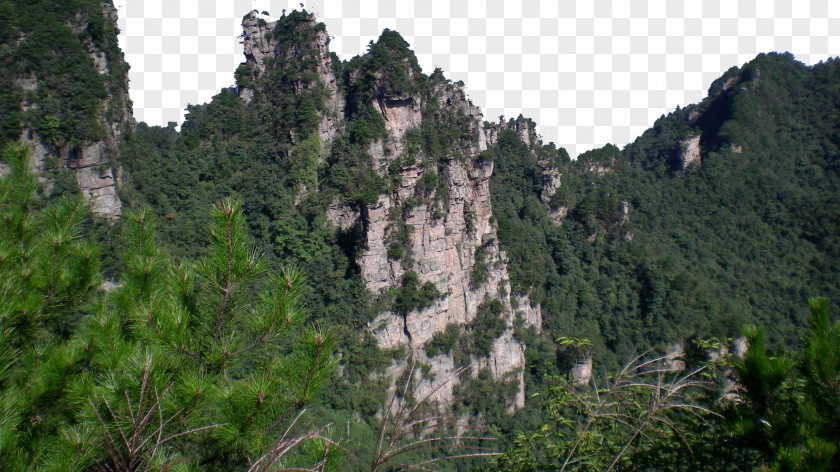 Zhangjiajie National Forest Park Fifteen Tianzi Mountain U5929u5b50u5c71u98a8u666fu533a U067eu0627u0631u06a9 U062cu0646u06afu0644u06cc Wallpaper PNG