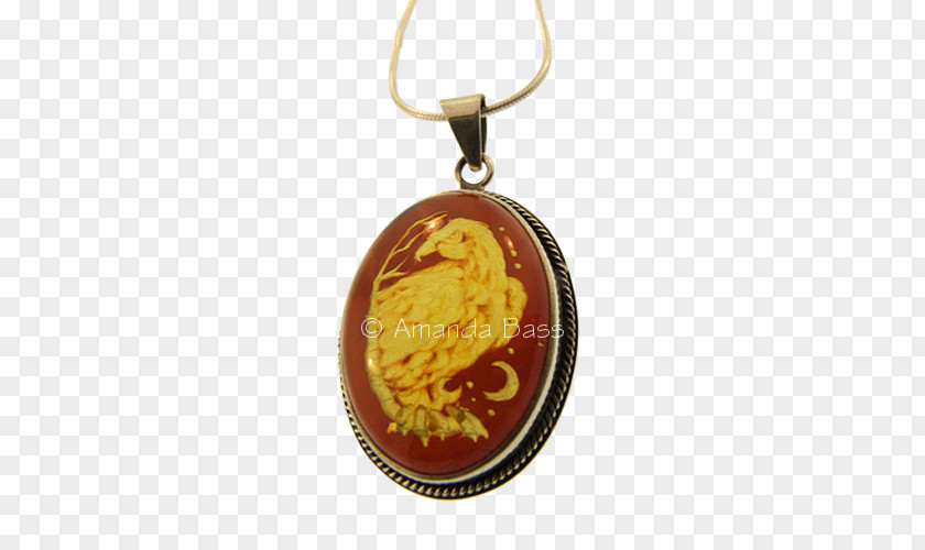 Amber Stones Locket PNG