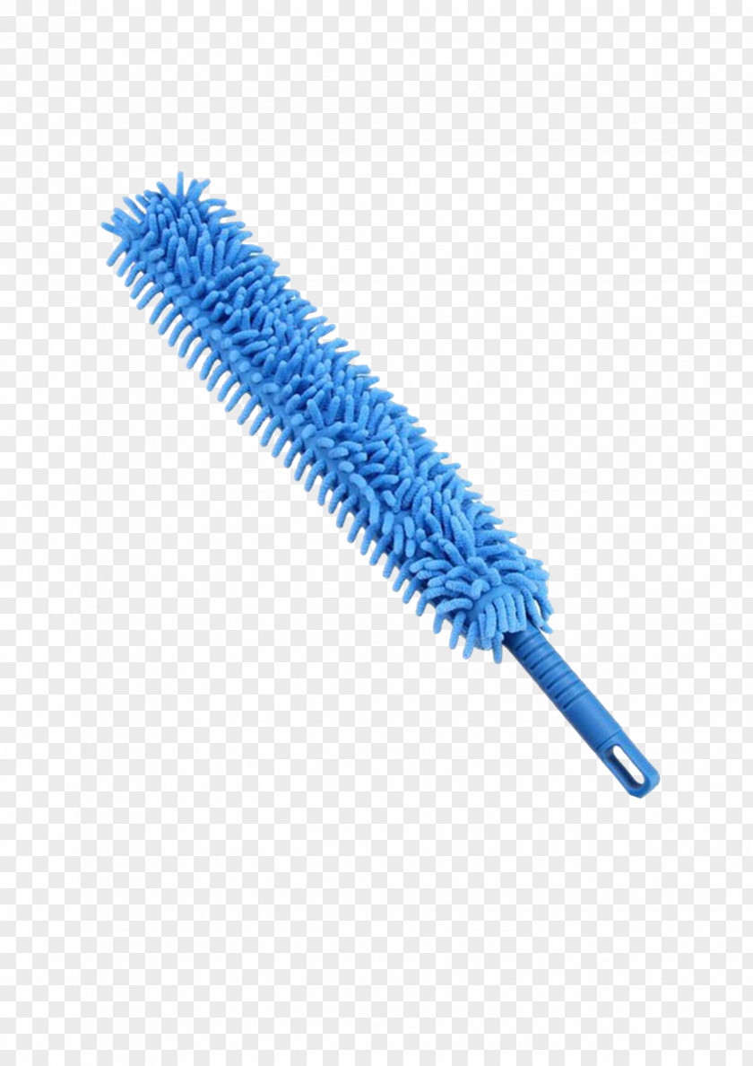 Blue Feather Duster Cleaning PNG