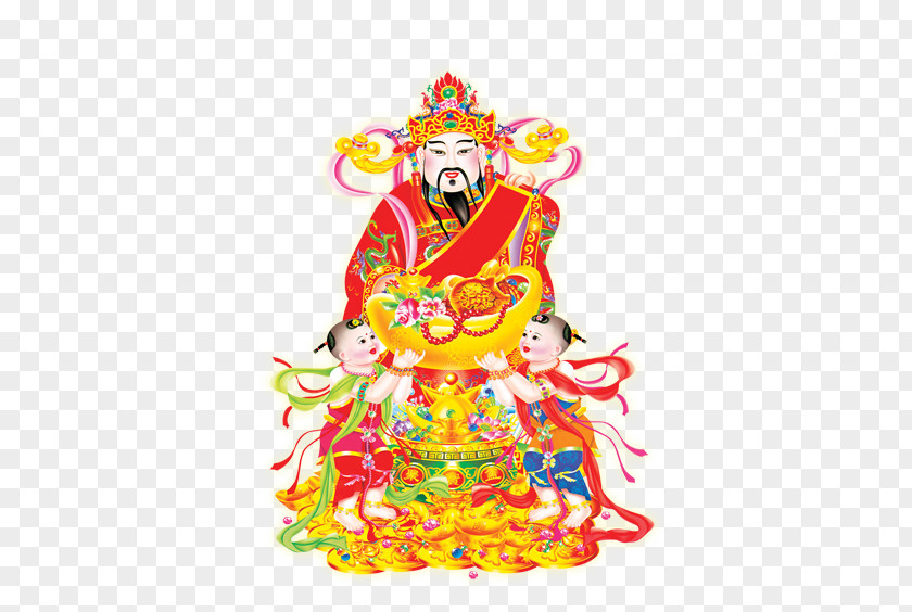God Of Wealth Caishen Chinese New Year Deity Folk Religion Gods And Immortals PNG
