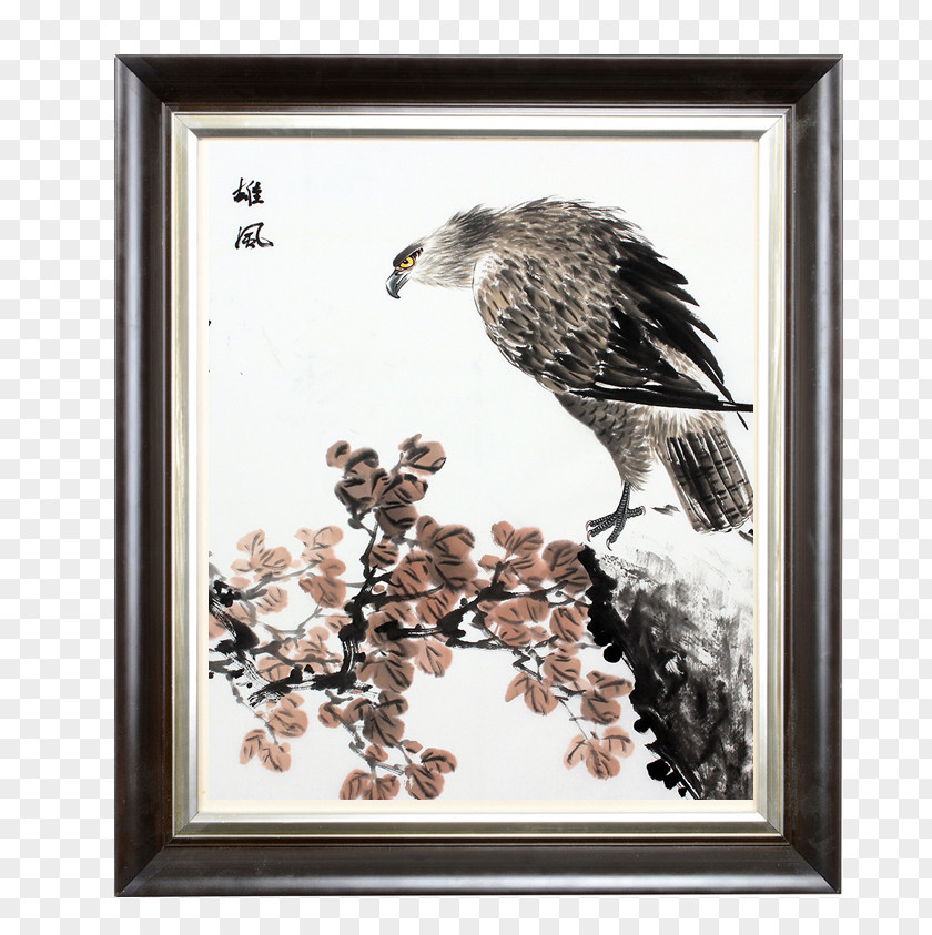 Golden Eagle Painting Hawk La Pintura China Chinese Bird-and-flower PNG