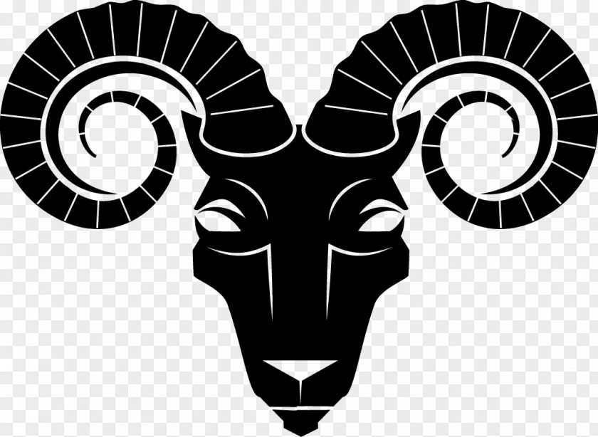 Vector Illustration Aries Avatar Astrological Sign Symbol Horoscope PNG