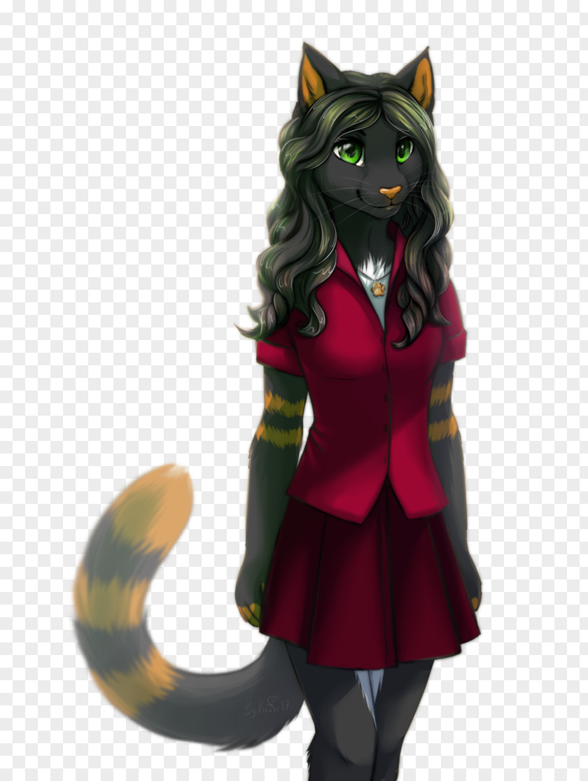 Cat Catgirl Kitten Furry Fandom Art PNG