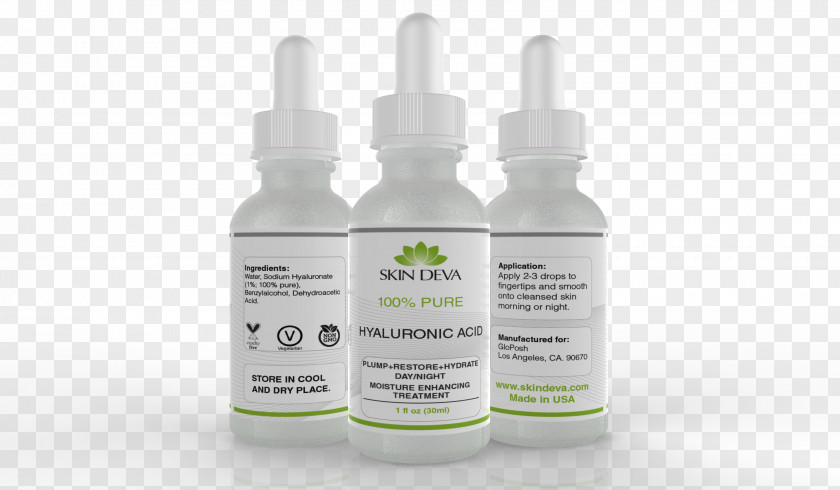 Hyaluronic Acid Skin Care Serum Antioxidant PNG