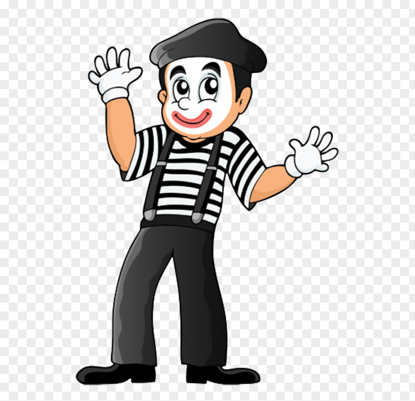 Mime Artist Vector Graphics Royalty-free Illustration Cartoon PNG
