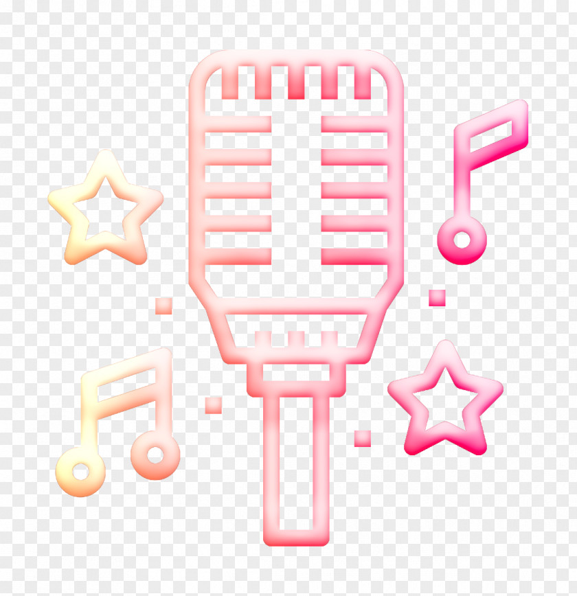 Punk Rock Icon Microphone Radio PNG