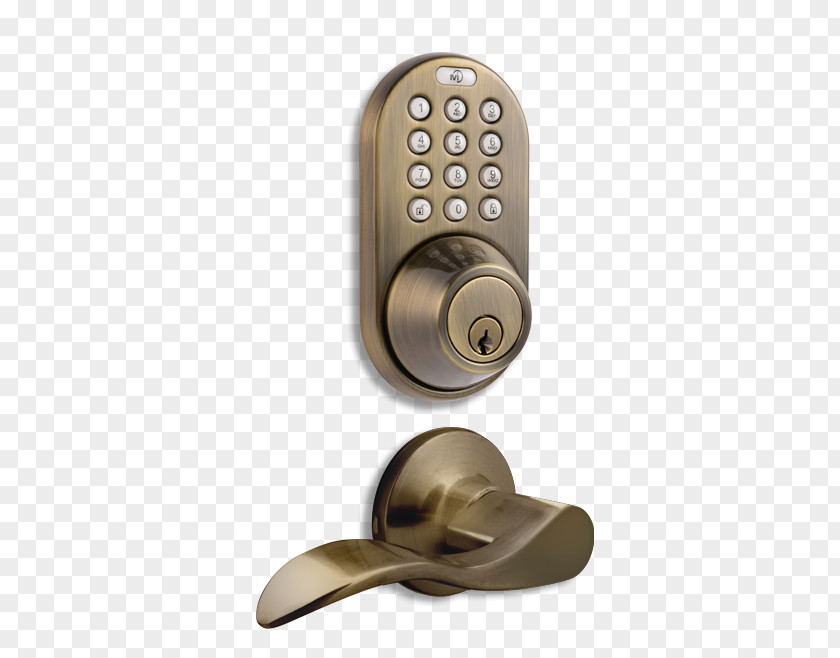 Door Dead Bolt Handle Keypad Remote Keyless System Lock PNG