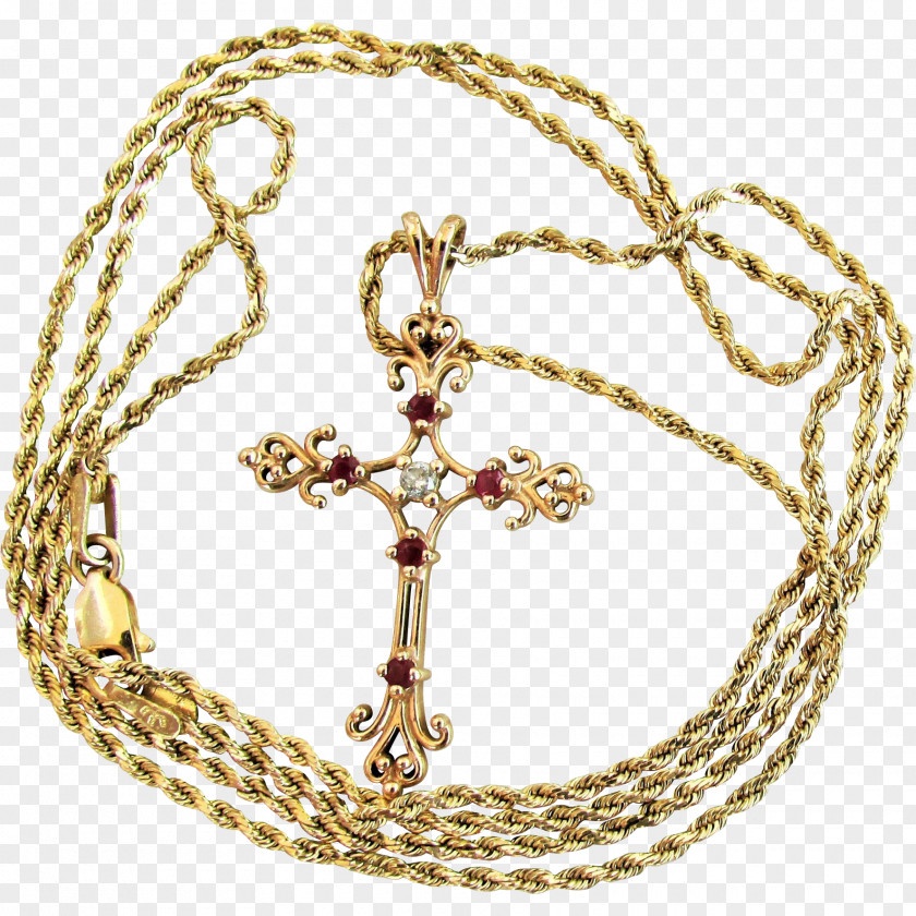 Jewellery Body Cross Necklace Chain PNG