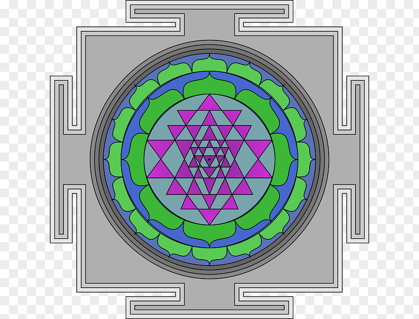 Meditation Shiva Sri Yantra Mandala PNG