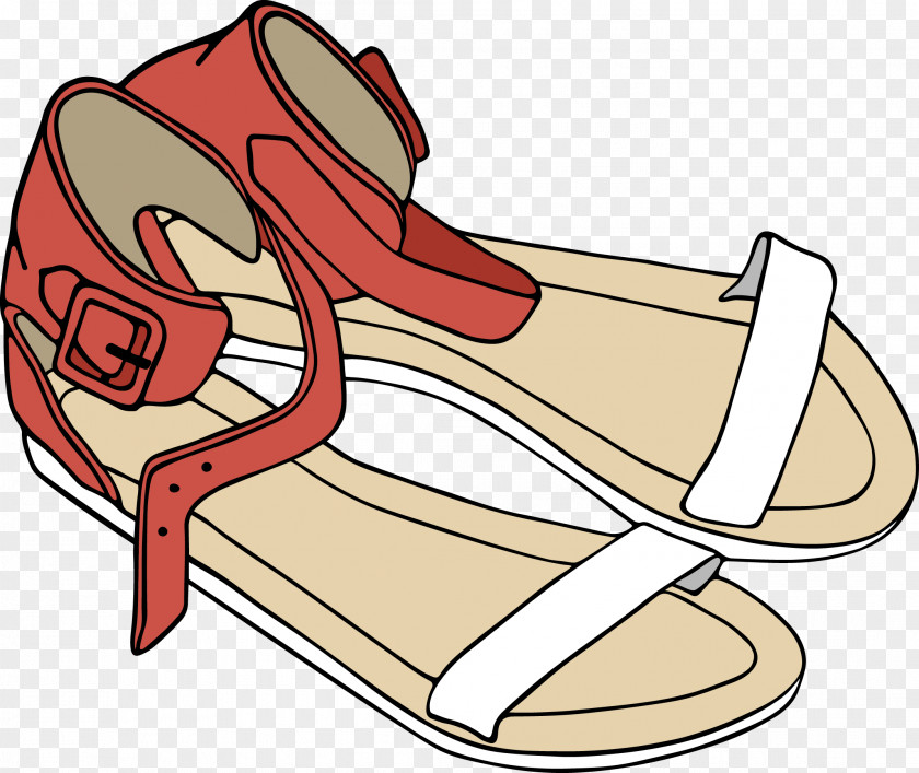 Vector Sandals Sandal Euclidean Clip Art PNG