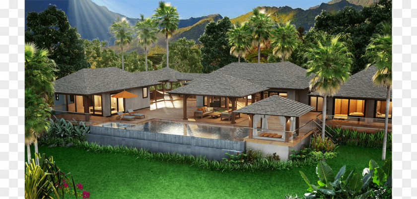 Lake House Tropical Architecture Group, Inc Hawaiian PNG