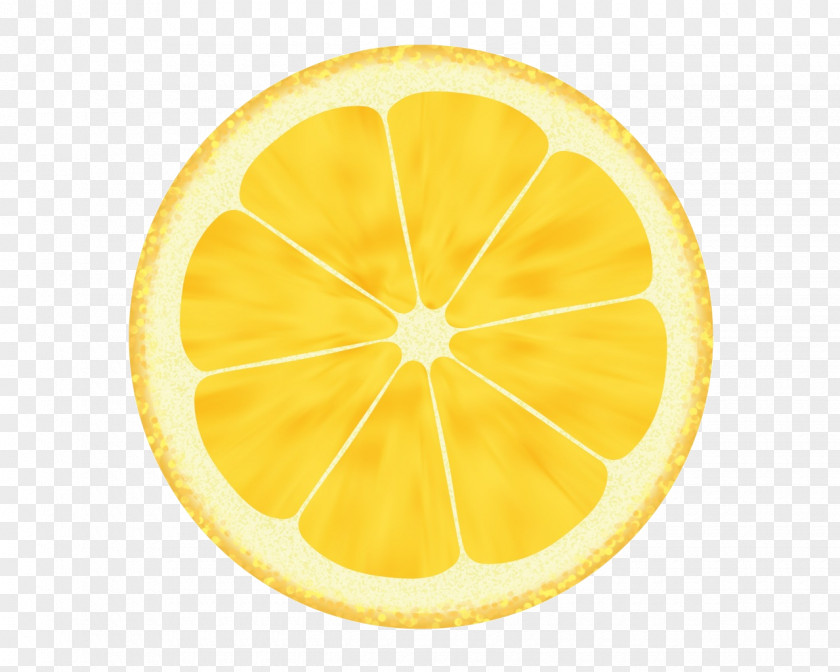 Lemon Drawing Orange Linocut PNG